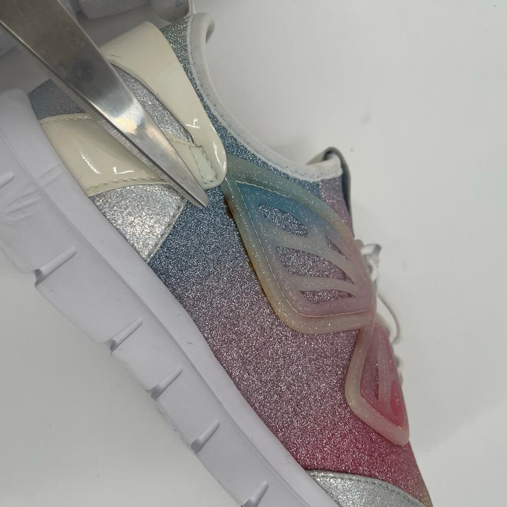 SOPHIA WEBSTER Mini Shoes Girls Size 34 (US 2) Sneakers Butterfly Ombre Rainbow - Picture 5 of 16